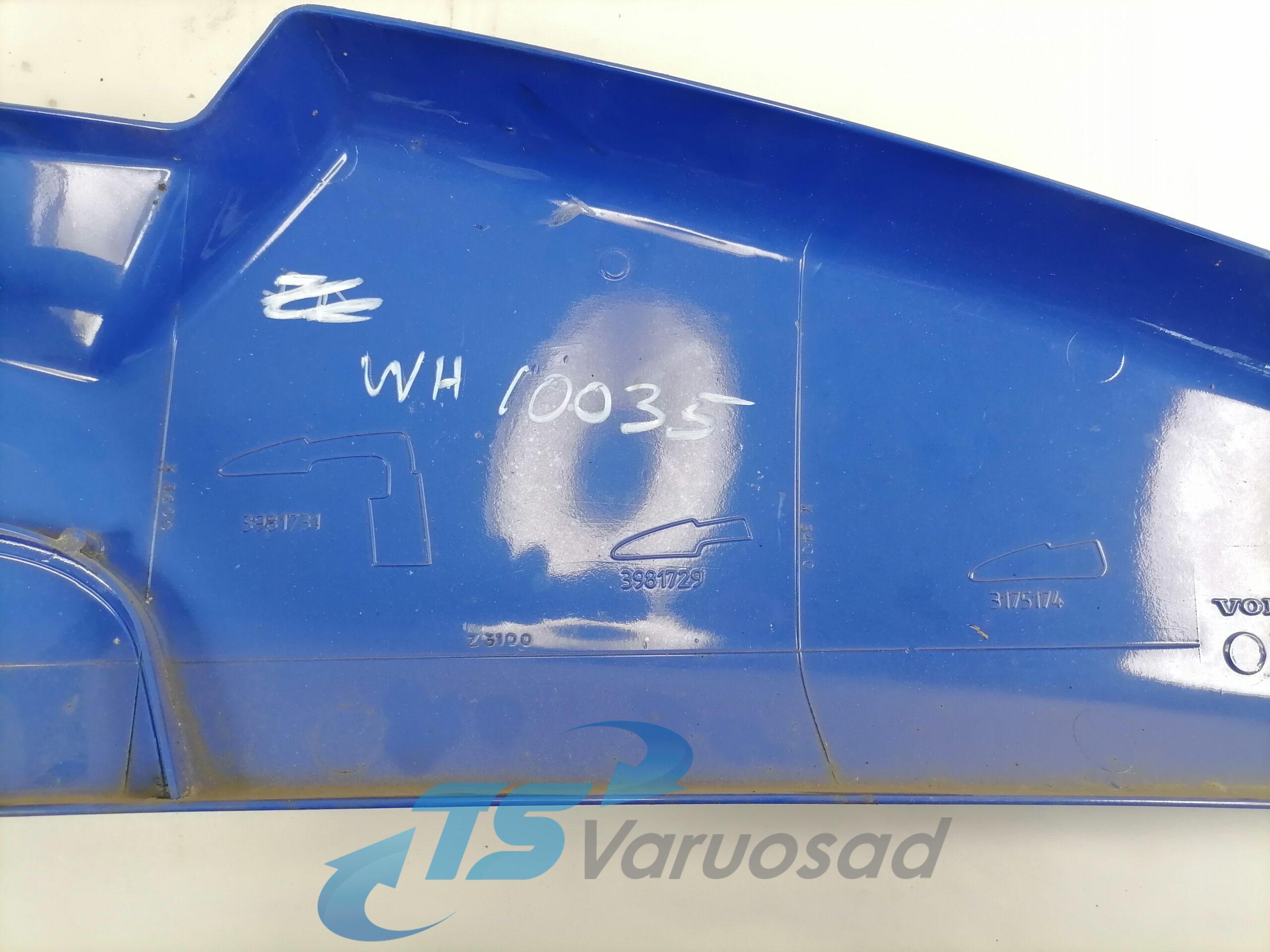 Kabiini tuulesuunaja, ülemine vasak