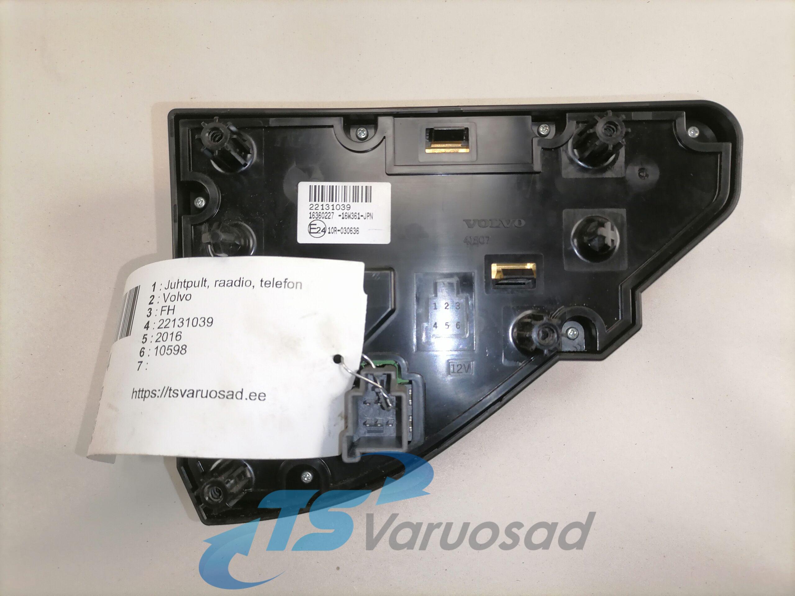 Juhtpult, raadio, telefon