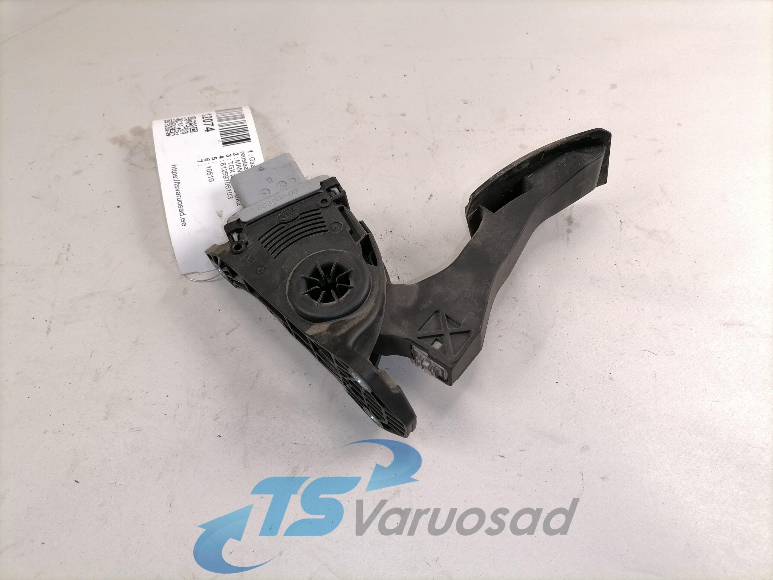 Gaasipedaal reostaadiga