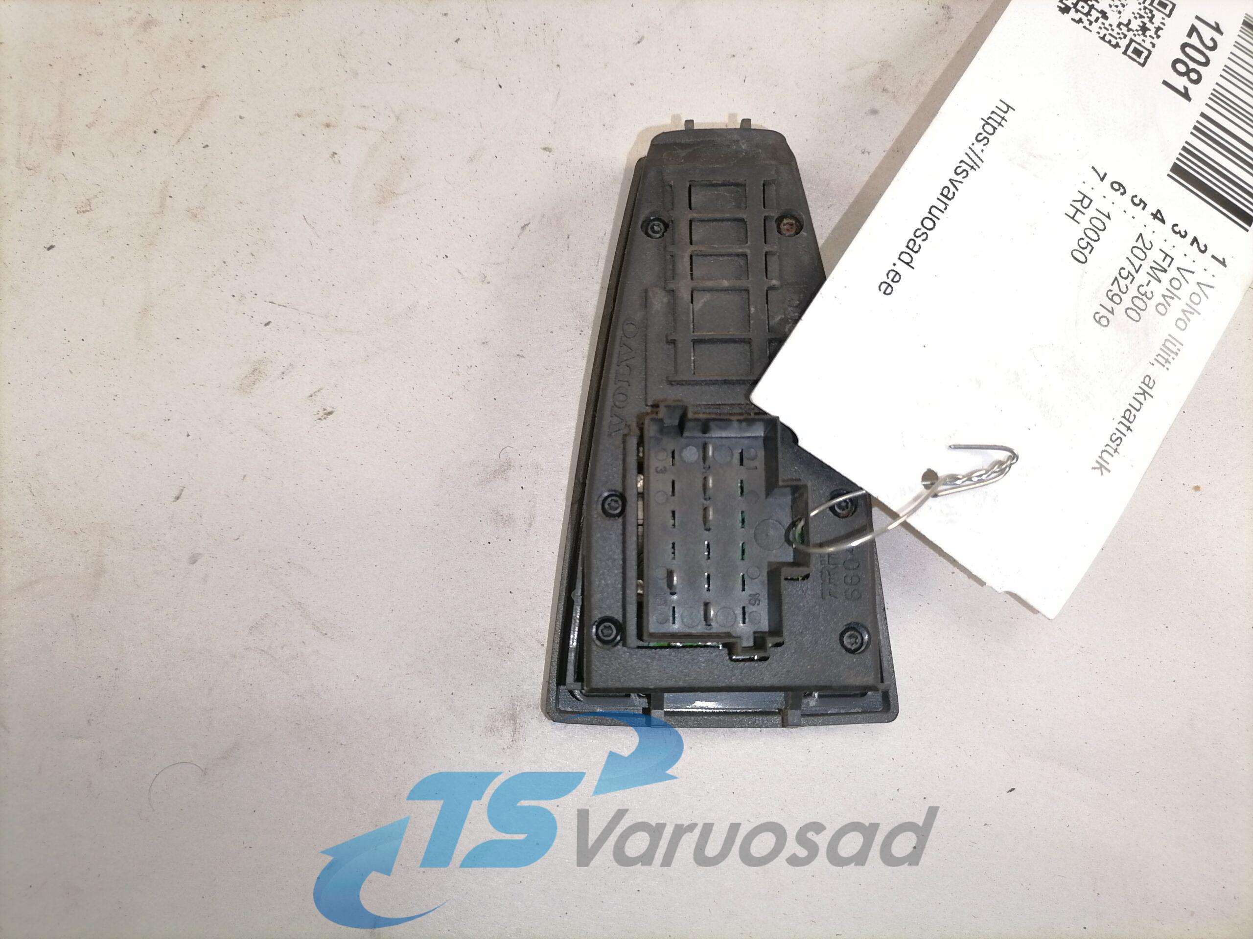 Volvo lüliti, aknatõstuk