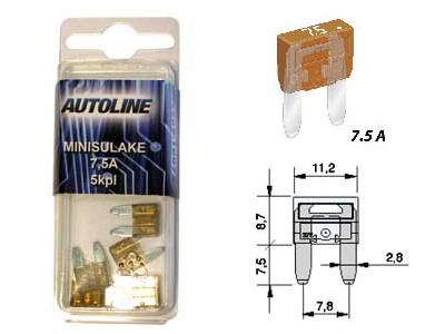 KAITSE MINI GM 7,5A 5TK.