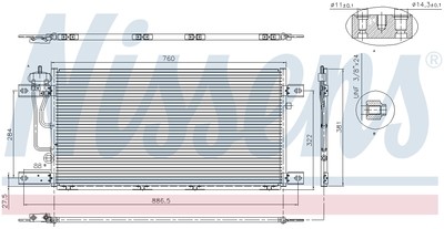 SCANIA KLIIMA KONDITSIONEERI RADIAATOR