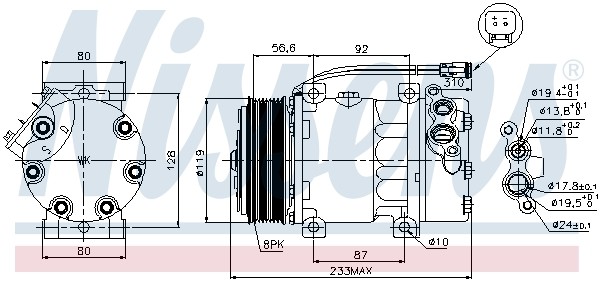 VOLVO KLIIMA KONDITSIONEERI PUMP