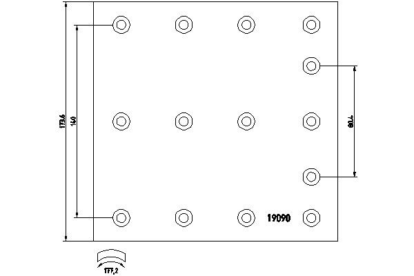 VOLVO TRUMMELPIDURI KATTED 175MM