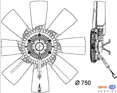 SCANIA-R VISCO VENTILAATOR