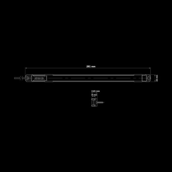 STRANDS SALONGI LED VALGUSTI 281MM