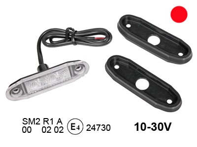 LED-ÄÄRETULI PUNANE 10-30V