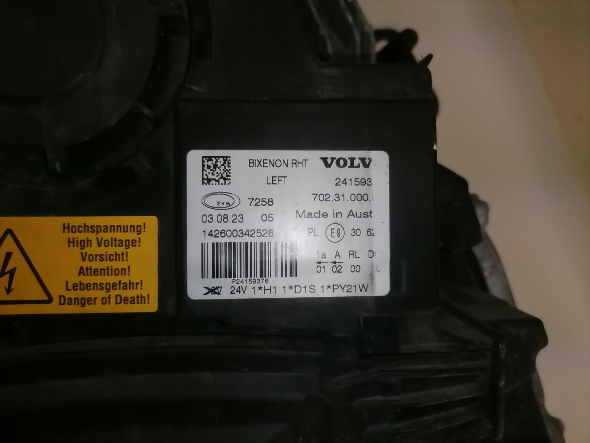 Volvo esituli, vasak