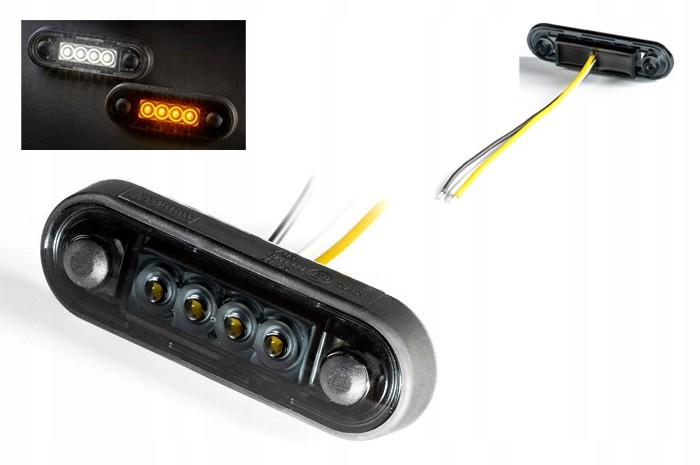LED GABARIIT VALGE/KOLLANE TUME SARI