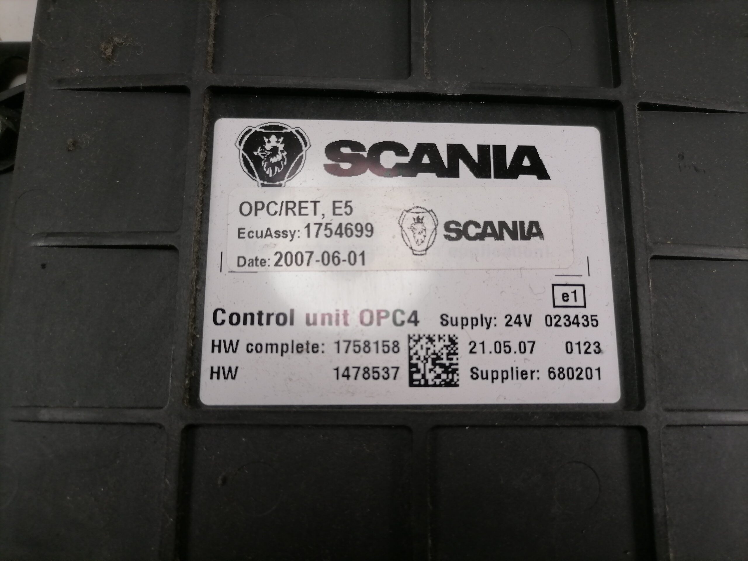 Scania juhtplokk, käigukast  OPC4