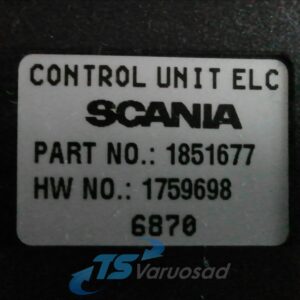 SCANIA juhtplokk, ECAS