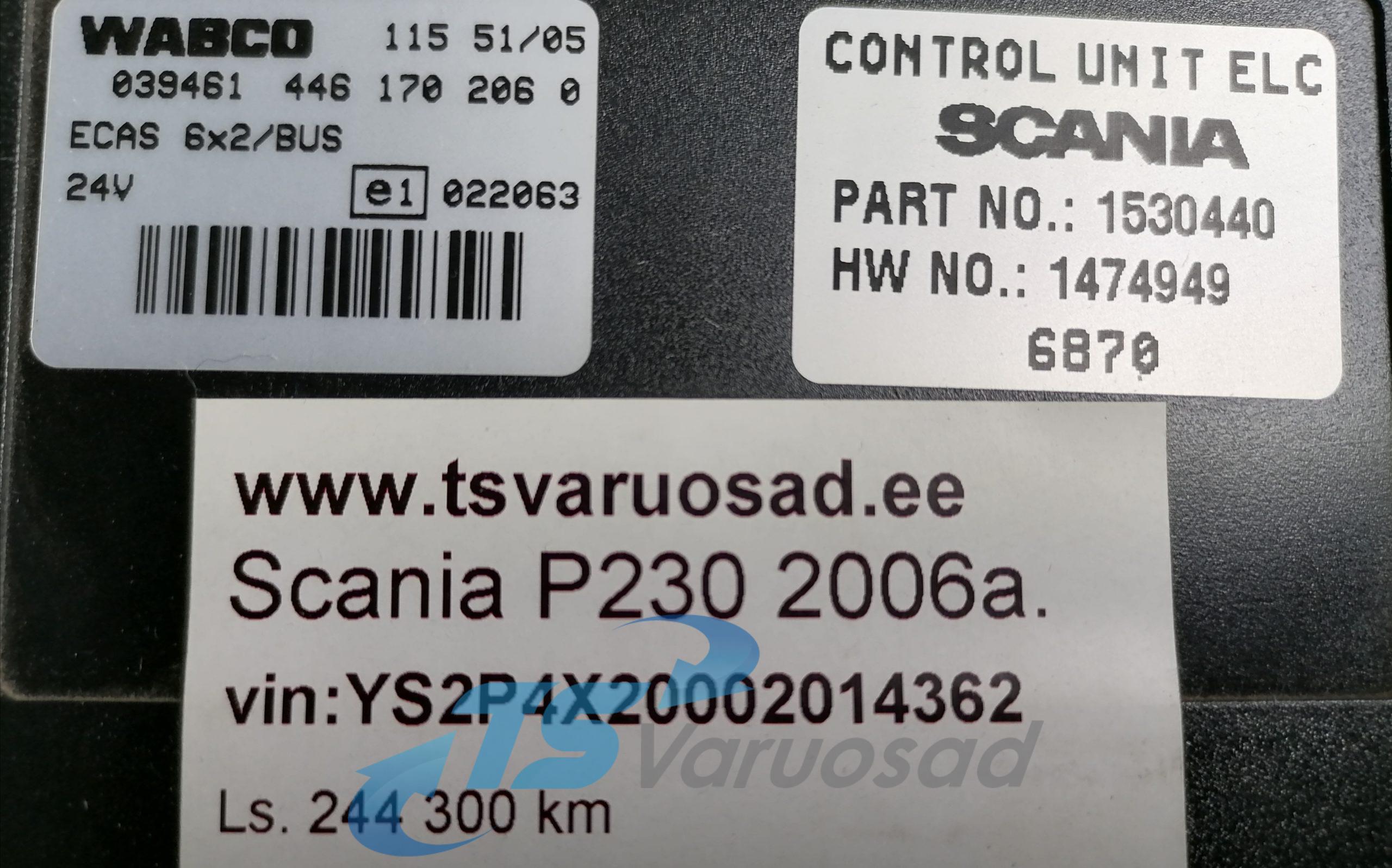 SCANIA juhtplokk, ECAS