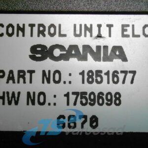 SCANIA juhtplokk, ECAS