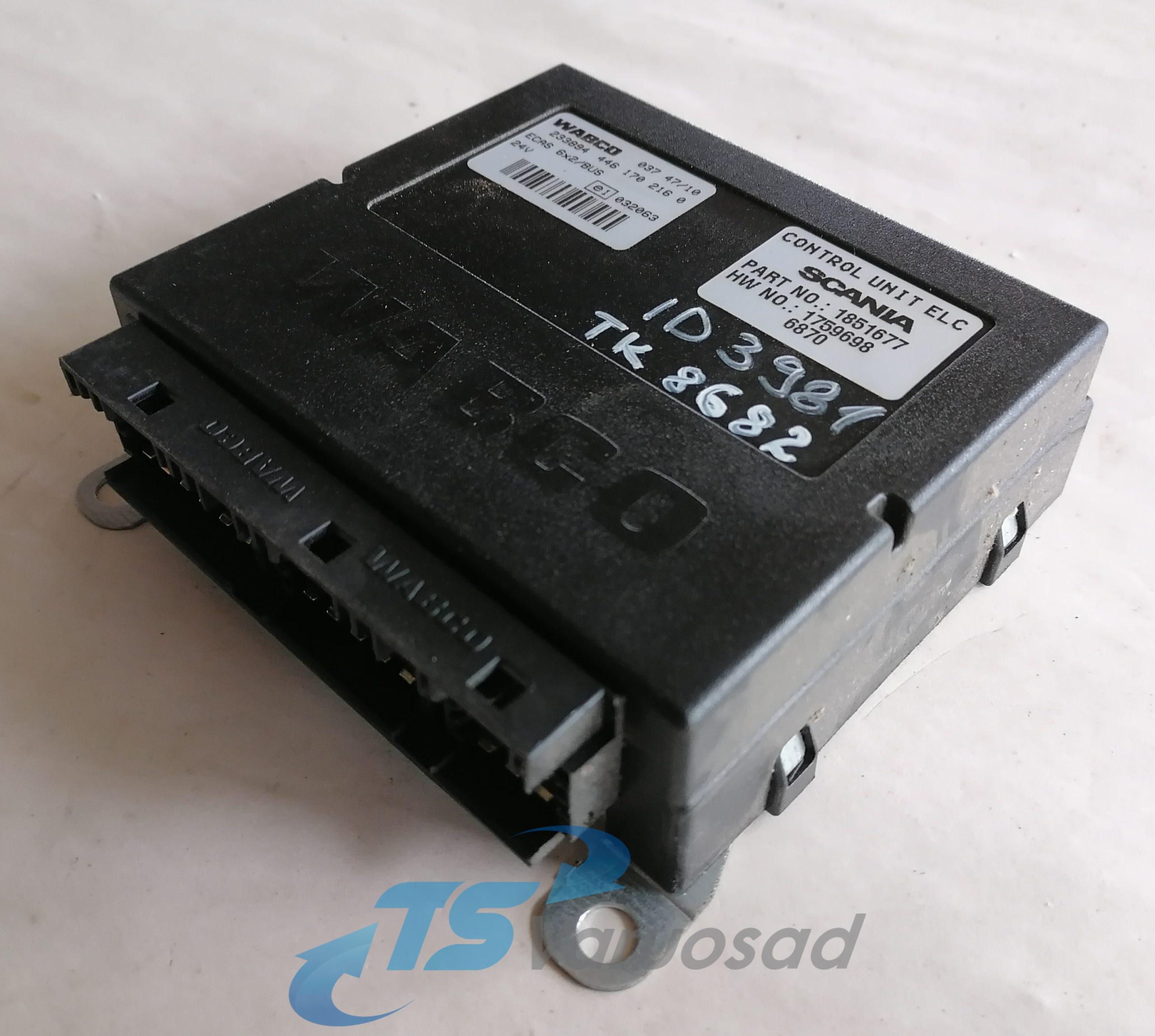 SCANIA juhtplokk, ECAS