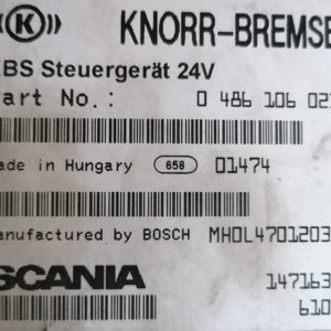 SCANIA juhtplokk, EBS