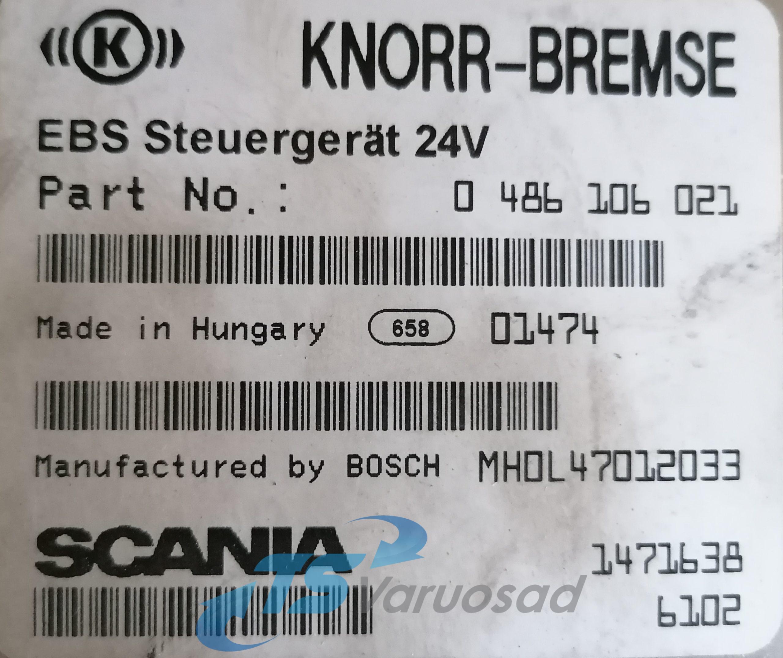 SCANIA juhtplokk, EBS