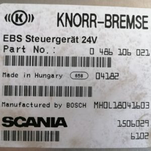 SCANIA juhtplokk, EBS