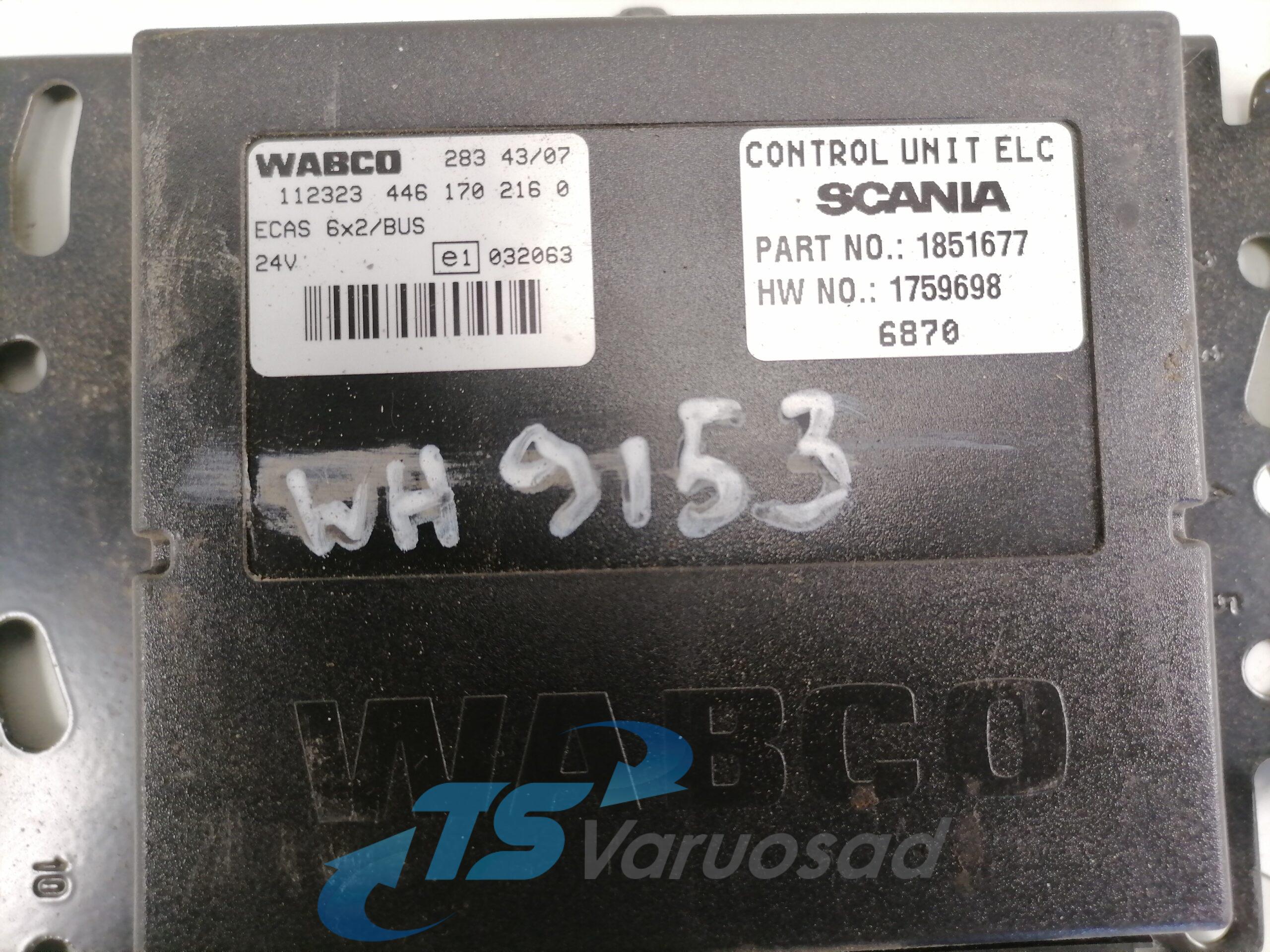 SCANIA juhtplokk, ECAS