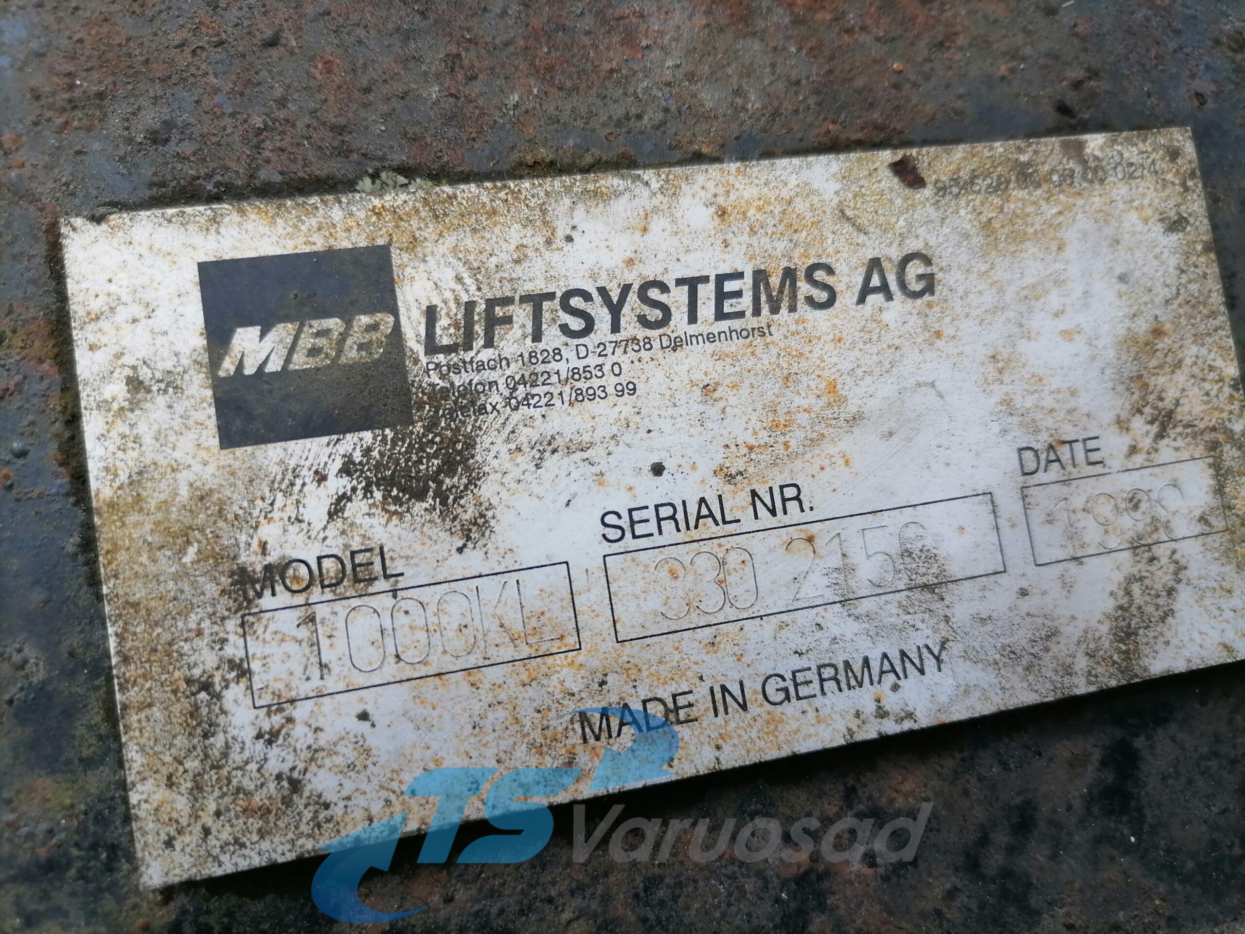 Tagaluuktõstuki raam, MB Atego